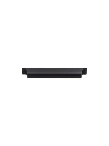 Channing Cup Pull - 7 inch Center-to-Center in Flat Black.